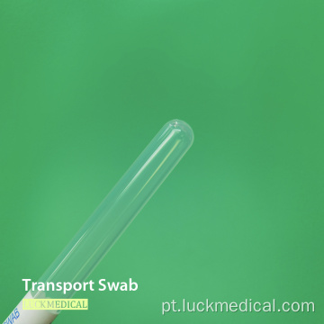 PS Swab de transporte de amostragem de plástico com tubo FDA